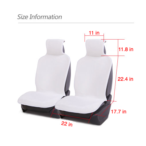 Faux Fur Car Seat Cover Car Accessories Color Name : Black 1 Front|Yellow 2 pc|White 2 pc|Gray 2 pc|Beige 2 pc|Black 2 pc|Red 2 pc 